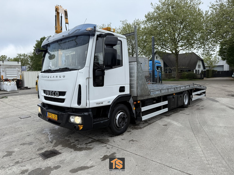 Iveco ML75E18/P AUTOTRANSPORT - 7.5TON - LOADING 2830KG - NL TRUCK - Camión portavehículos: foto 1 Iveco ML75E18/P AUTOTRANSPORT - 7.5TON - LOADING 2830KG - NL TRUCK - Camión portavehículos: foto 1