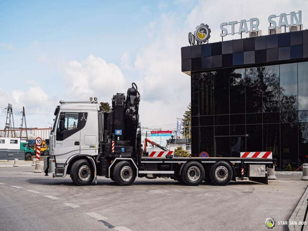 Camión grúa Iveco  STRALIS AS320S50Y 8x2 HMF 8520-0K6 FLY JIB Winc: foto 8