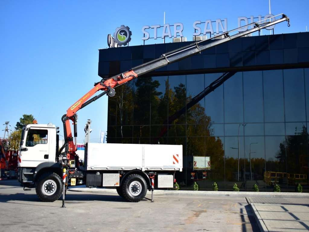 Camión grúa, Camión caja abierta MAN  TGM 18.340 4x4 PALFINGER PK 18002 CRANE WINCH MAN  TGM 18.340 4x4 PALFINGER PK 18002 CRANE WINCH: foto 14
