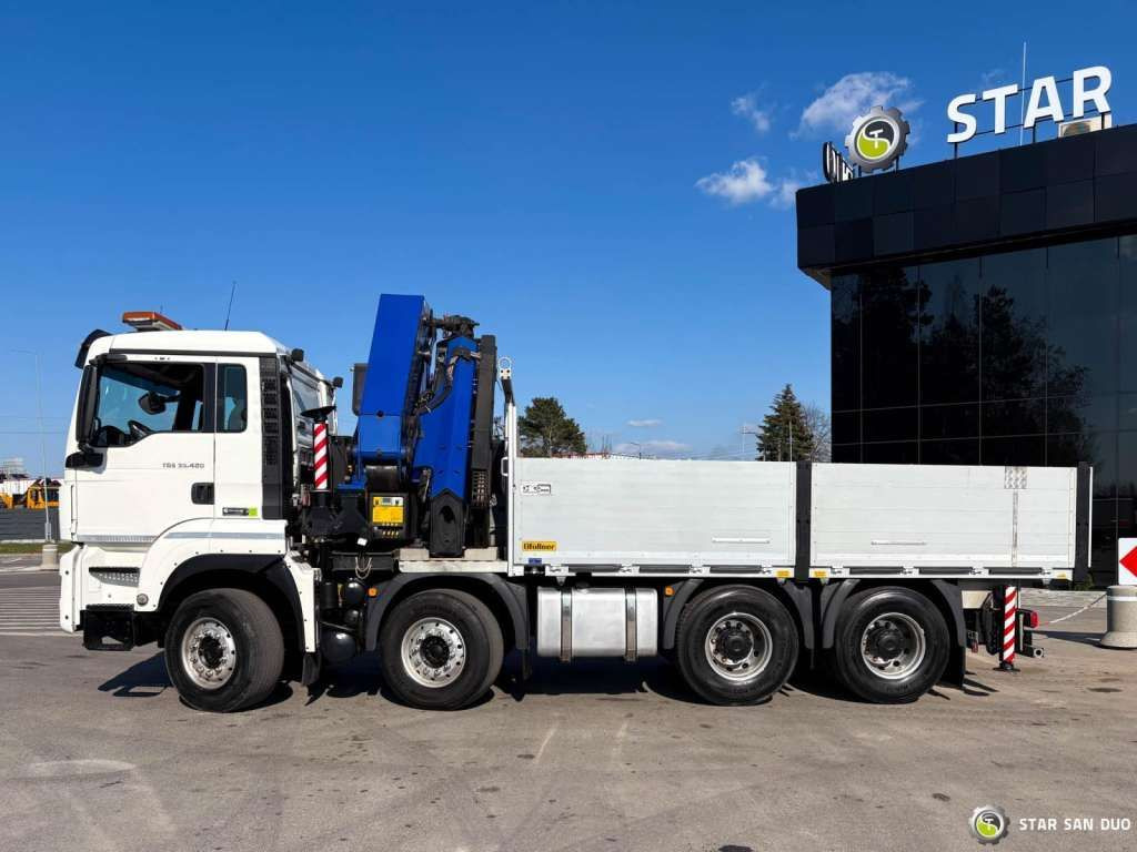 Camión grúa MAN  TGS 35.480 8x4 PALFINGER PK 53002SH Crane: foto 10