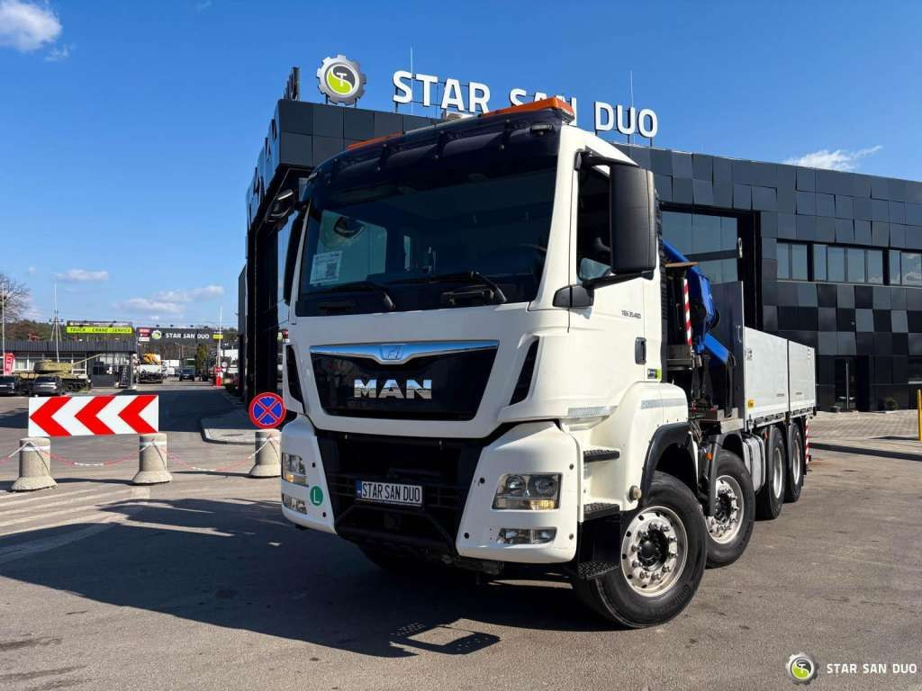 Camión grúa MAN  TGS 35.480 8x4 PALFINGER PK 53002SH Crane: foto 11