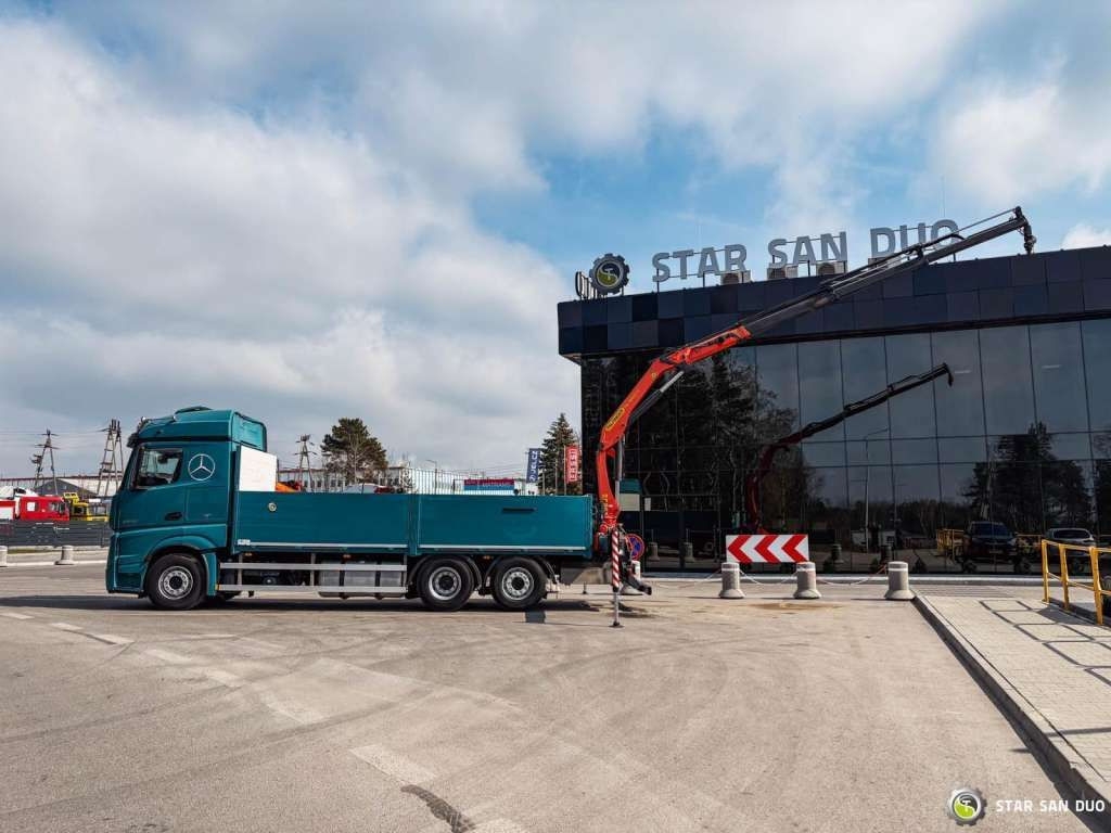 Mercedes-Benz ACTROS 2545 6x2 Palfinger PK 16001 HDS Crane Mercedes-Benz ACTROS 2545 6x2 Palfinger PK 16001 HDS Crane - Camión grúa, Camión caja abierta: foto 2 Mercedes-Benz ACTROS 2545 6x2 Palfinger PK 16001 HDS Crane Mercedes-Benz ACTROS 2545 6x2 Palfinger PK 16001 HDS Crane - Camión grúa, Camión caja abierta: foto 2