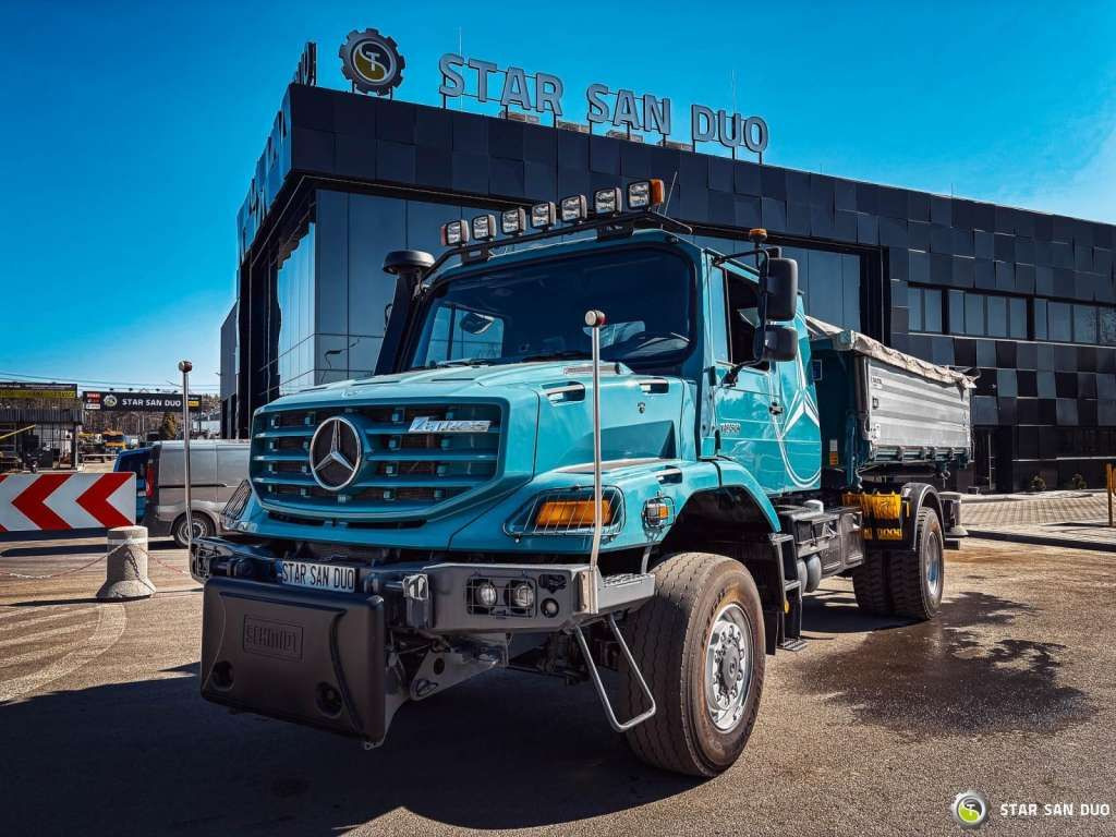 Mercedes-Benz Zetros 1833 4x4 Kipper Camper Chassis - Camión volquete: foto 1 Mercedes-Benz Zetros 1833 4x4 Kipper Camper Chassis - Camión volquete: foto 1