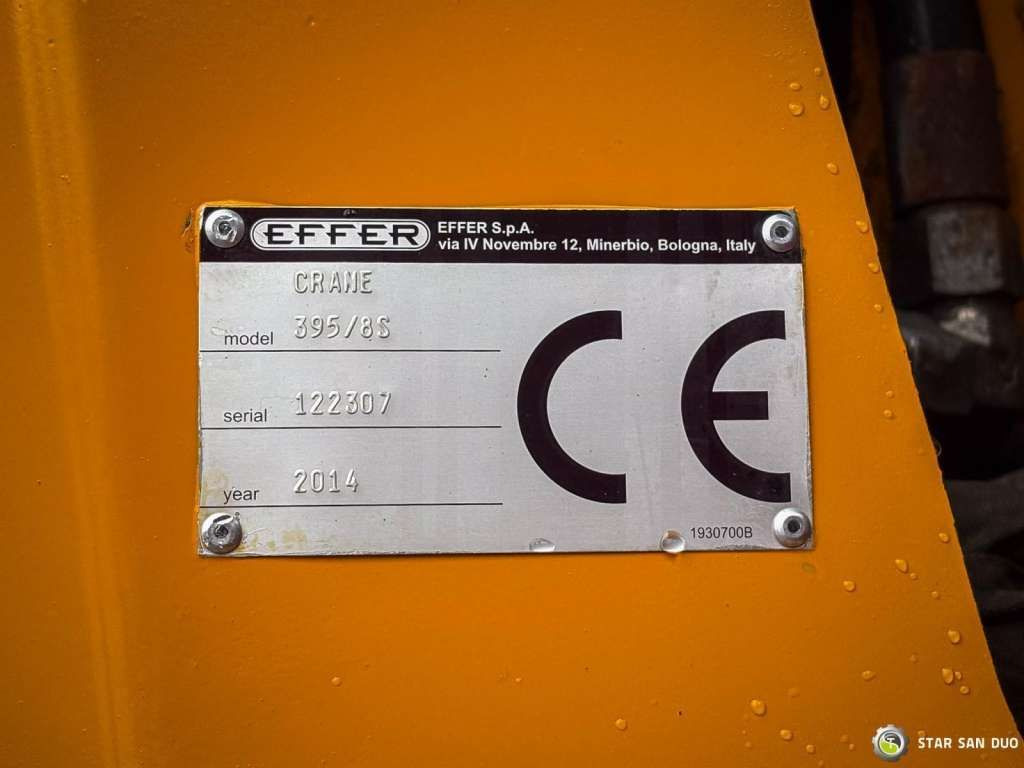 Camión grúa Volvo  FM 450 6x2 EFFER 395/8S Euro 6  Crane Winch: foto 16
