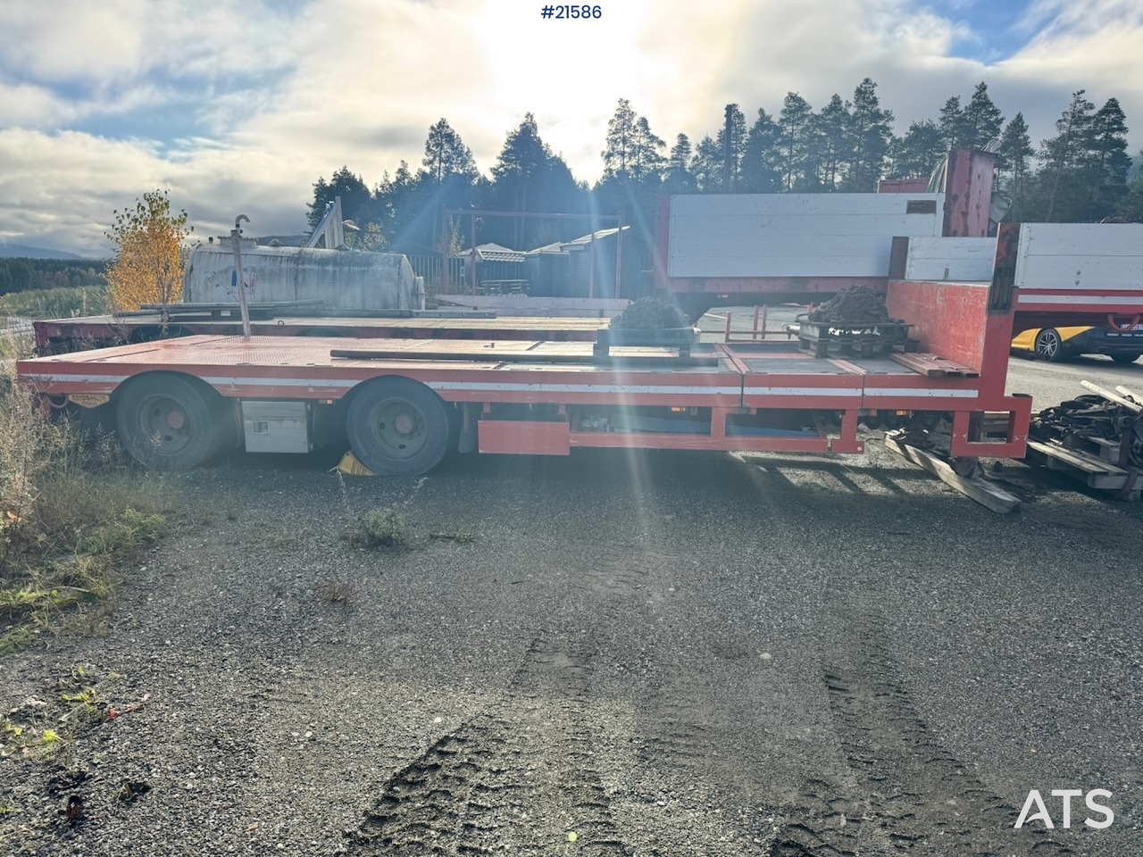 Broshuis Kransemi - Semirremolque plataforma/ Caja abierta: foto 4 Broshuis Kransemi - Semirremolque plataforma/ Caja abierta: foto 4