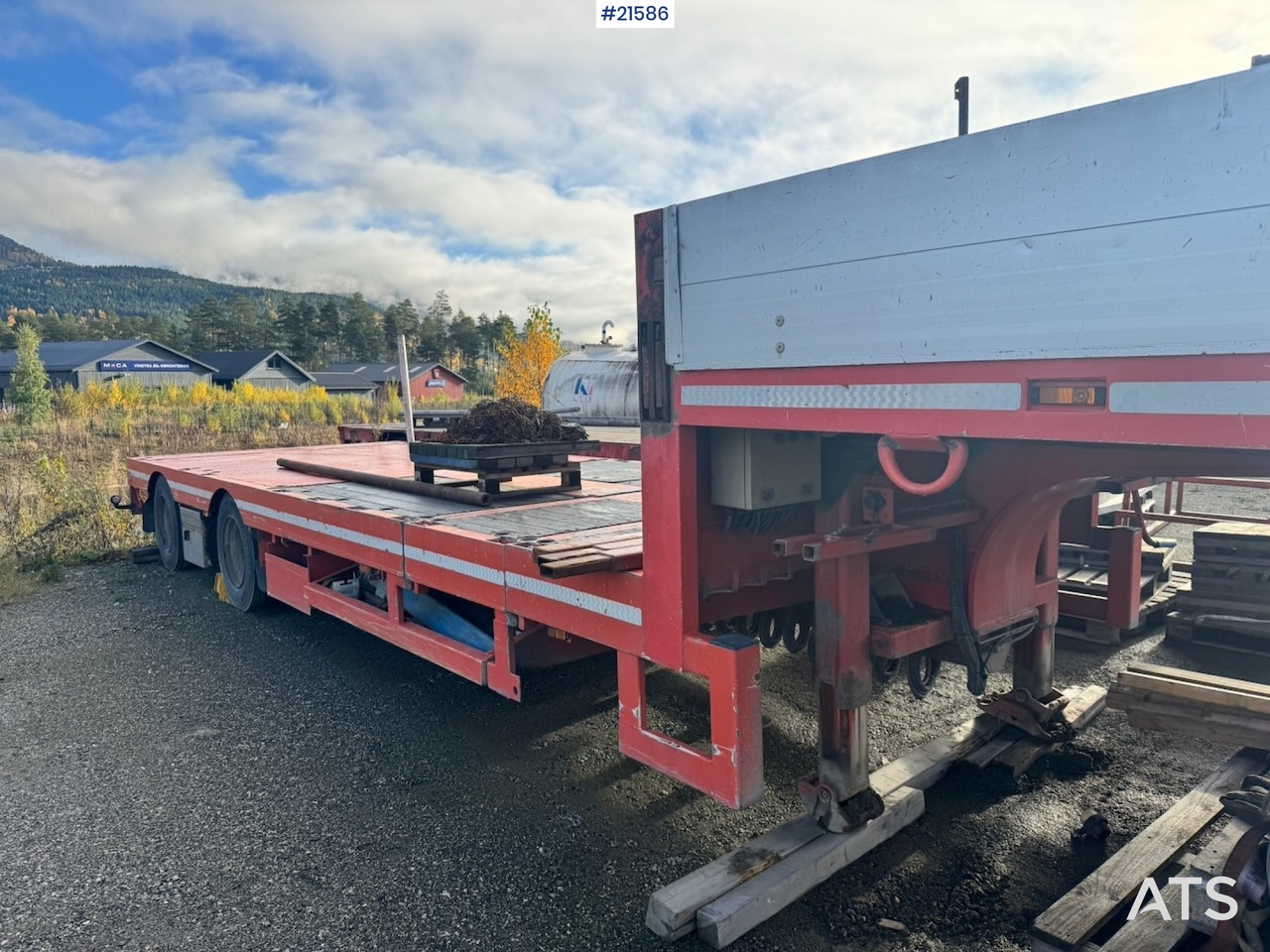 Broshuis Kransemi - Semirremolque plataforma/ Caja abierta: foto 3 Broshuis Kransemi - Semirremolque plataforma/ Caja abierta: foto 3