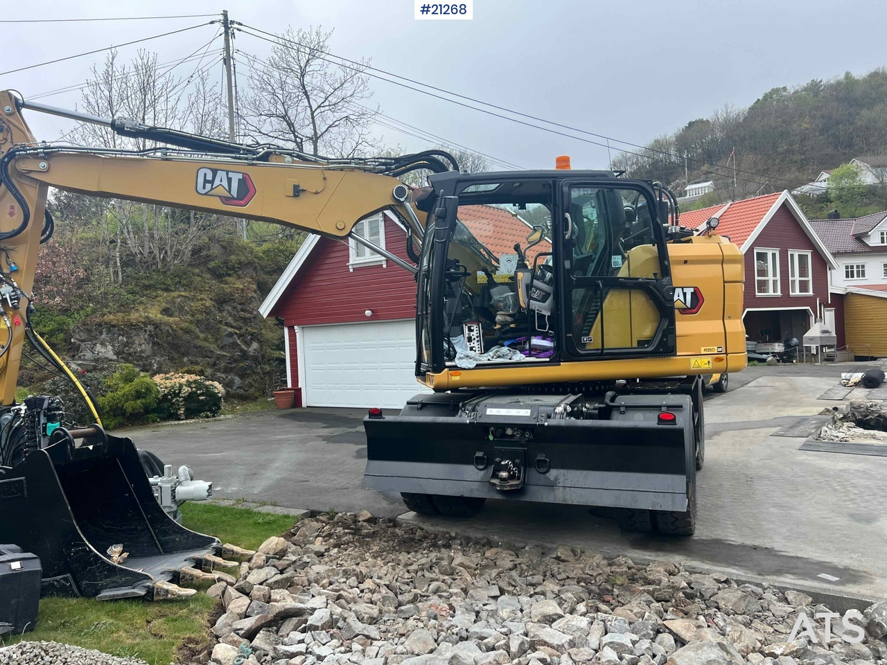 CAT M315 Hjulmaskin m/ graveskuffe, rotortilt, pusseskuffe - Excavadora de ruedas: foto 1 CAT M315 Hjulmaskin m/ graveskuffe, rotortilt, pusseskuffe - Excavadora de ruedas: foto 1