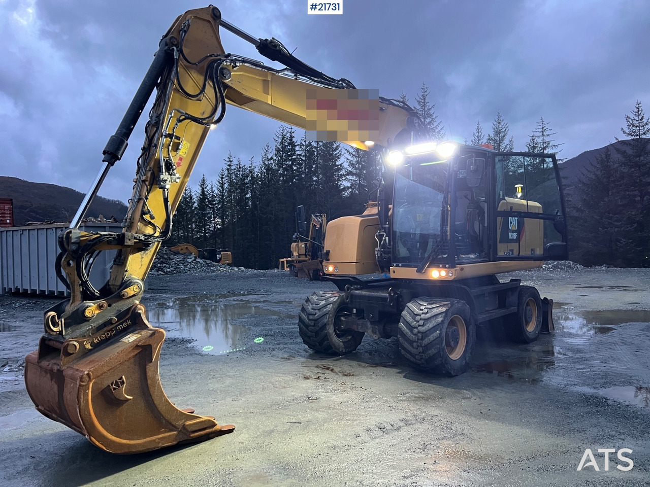 Excavadora de ruedas CAT M318F Hjulmaskin m/ oilquick og tannskuffe: foto 19