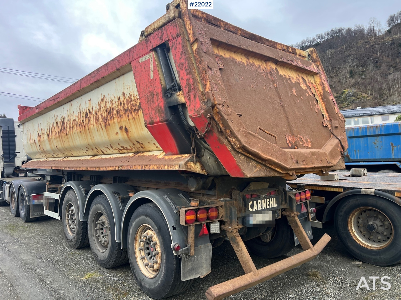 Carnehl 3 aklset tippsemi rep.objekt - Remolque volquete: foto 3 Carnehl 3 aklset tippsemi rep.objekt - Remolque volquete: foto 3