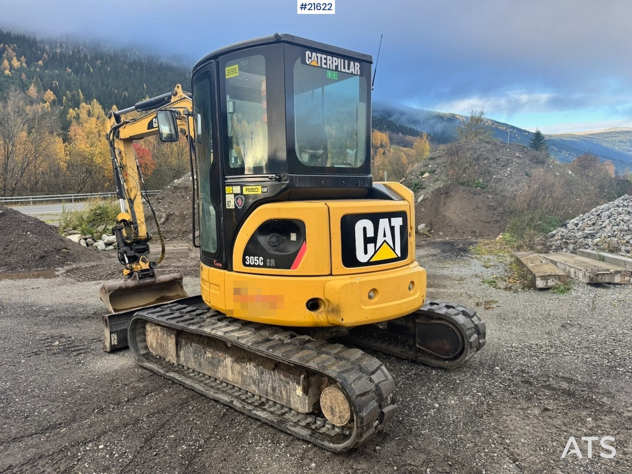 Caterpillar CAT 305C m/ Rototilt og 2 skuffer - Excavadora de cadenas: foto 4 Caterpillar CAT 305C m/ Rototilt og 2 skuffer - Excavadora de cadenas: foto 4