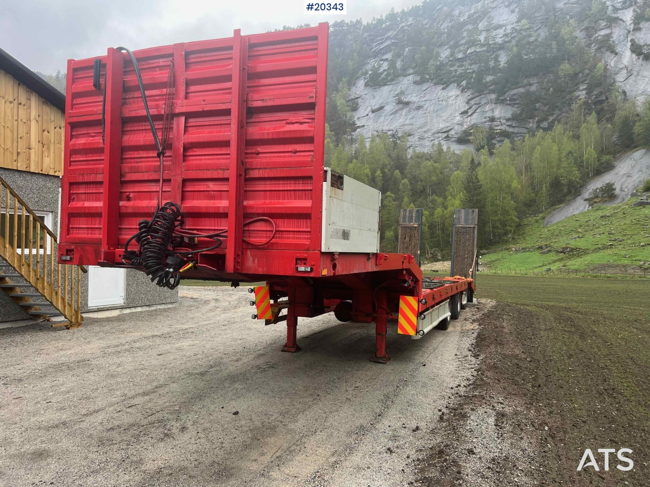 Damm SE-51M 3 akslet Maskinhenger m/ hydrauliske kjørebroer - Semirremolque góndola rebajadas: foto 2 Damm SE-51M 3 akslet Maskinhenger m/ hydrauliske kjørebroer - Semirremolque góndola rebajadas: foto 2