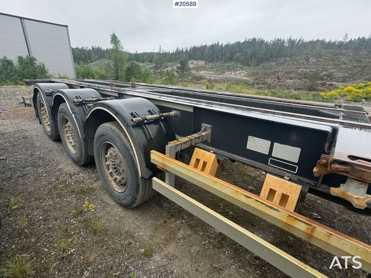 Remolque portacontenedore/ Intercambiable F.A.G 2015 F.A.G Containerkjerre – med tipp: foto 17