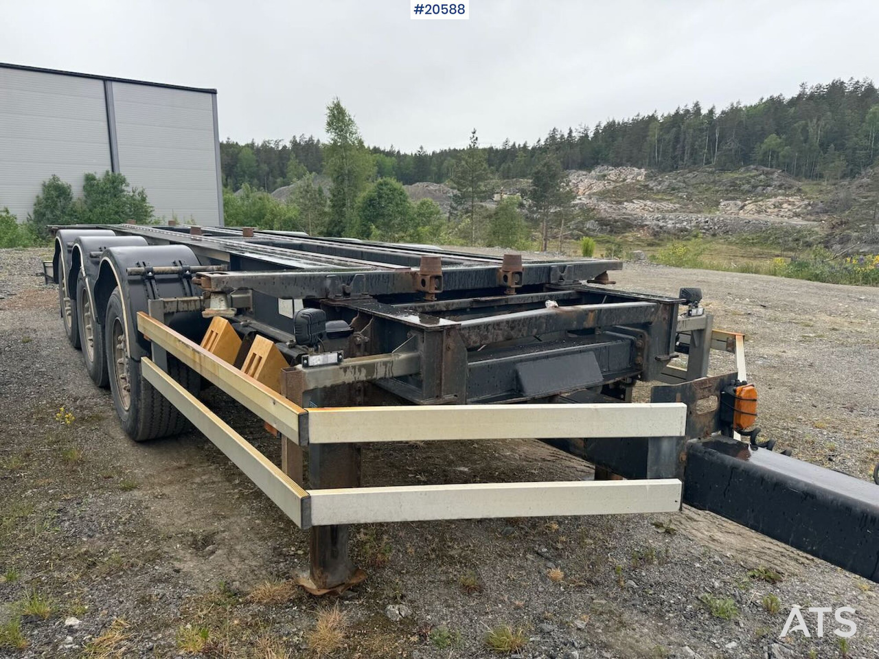 Remolque portacontenedore/ Intercambiable F.A.G 2015 F.A.G Containerkjerre – med tipp: foto 8