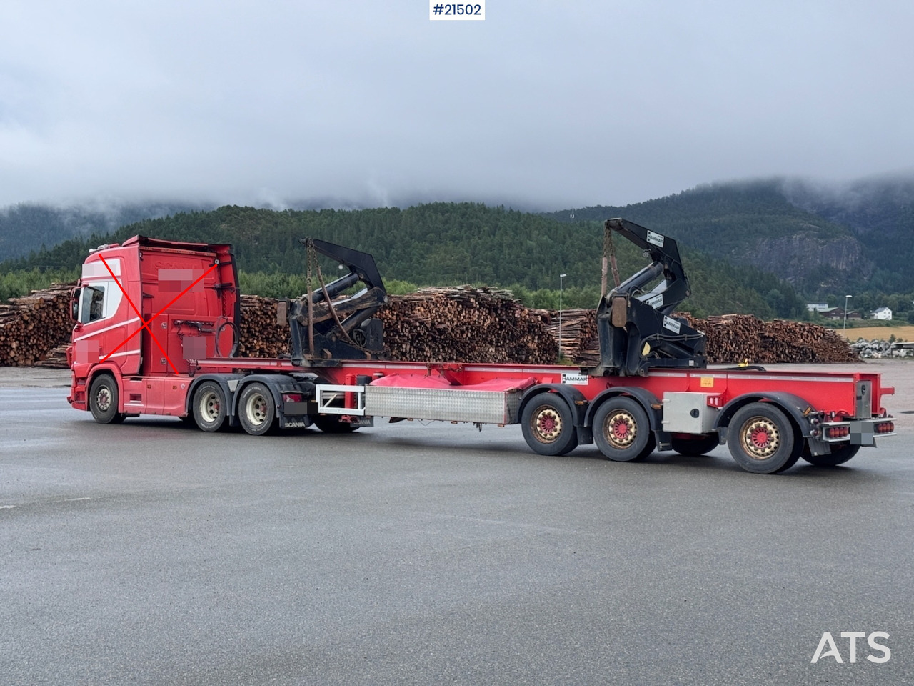 Hammar 195 S Sidelaster - Semirremolque chasis: foto 4 Hammar 195 S Sidelaster - Semirremolque chasis: foto 4