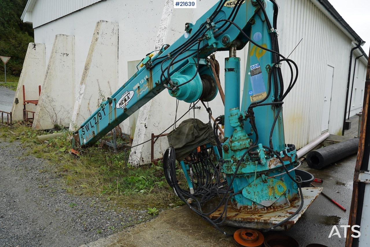 Heila Heila HMR12-1S kran med vinsj (stått på båt) - Grúa para camión: foto 3 Heila Heila HMR12-1S kran med vinsj (stått på båt) - Grúa para camión: foto 3