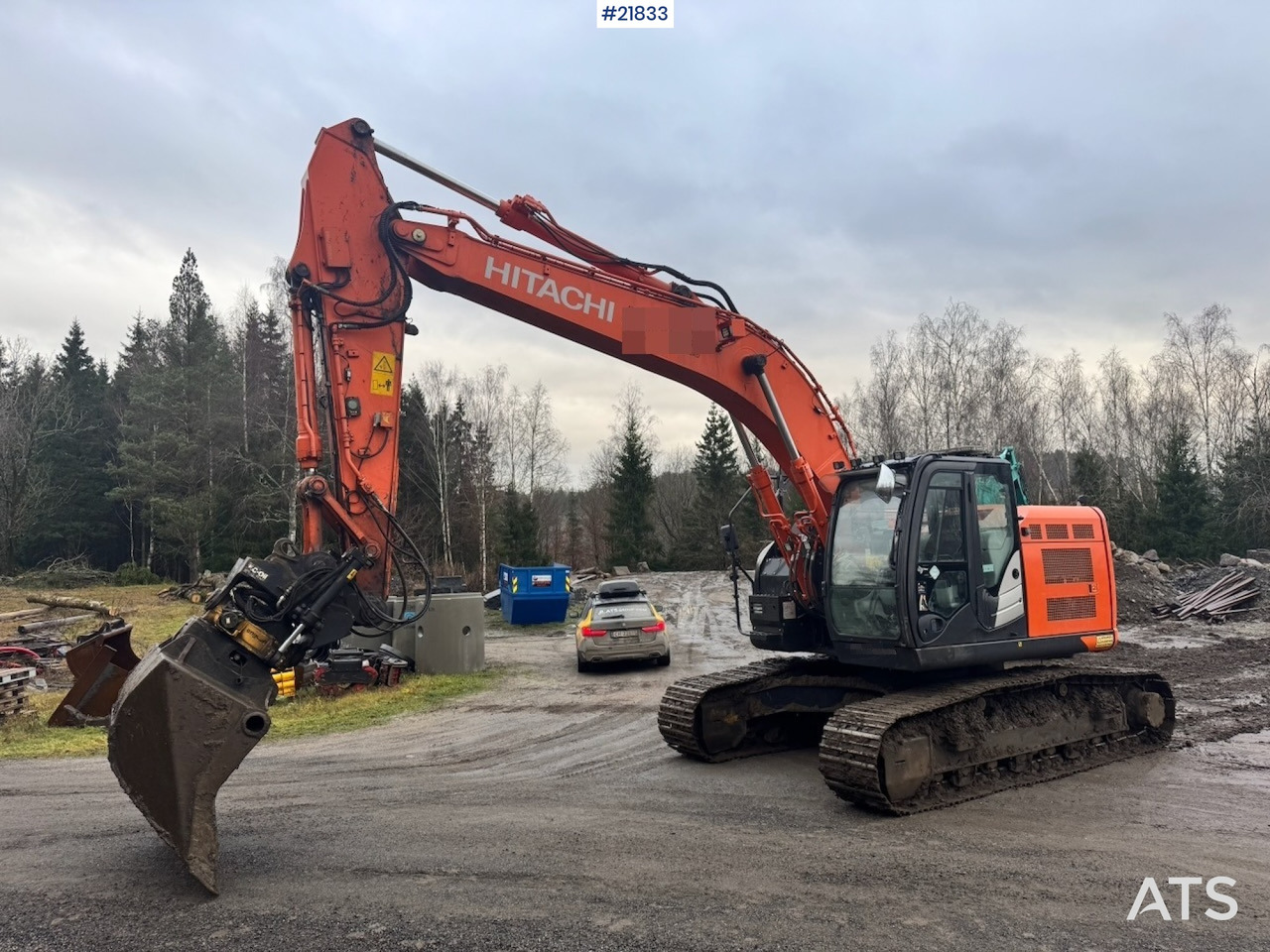 Hitachi ZX225USRLC-6 Beltegraver m/ Rototilt, 2 skuffer og Easy Dig. SE VIDEO - Excavadora de cadenas: foto 2 Hitachi ZX225USRLC-6 Beltegraver m/ Rototilt, 2 skuffer og Easy Dig. SE VIDEO - Excavadora de cadenas: foto 2