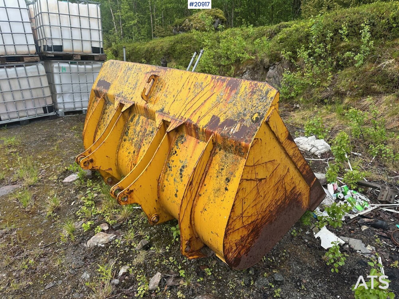 Hjullasterskuffe Har stått på en Hanomag 44C - Cazo cargador para Maquinaria de construcción: foto 4 Hjullasterskuffe Har stått på en Hanomag 44C - Cazo cargador para Maquinaria de construcción: foto 4