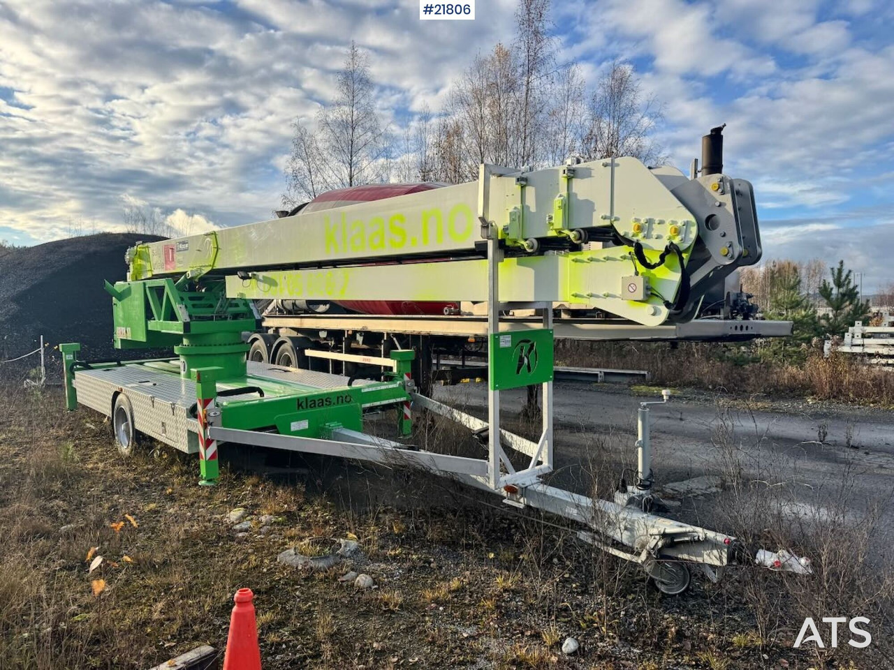 Klaas K21-30 Byggekran. 340 timer! - Grúa automontante: foto 1 Klaas K21-30 Byggekran. 340 timer! - Grúa automontante: foto 1