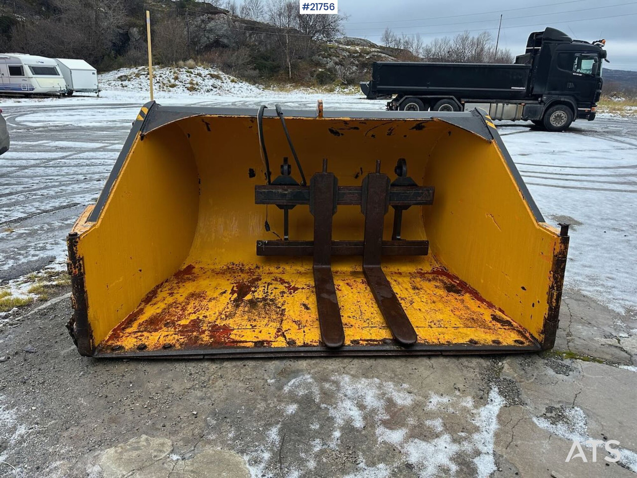 Klappvingeskuffe til hjullaster - Cazo cargador: foto 1 Klappvingeskuffe til hjullaster - Cazo cargador: foto 1