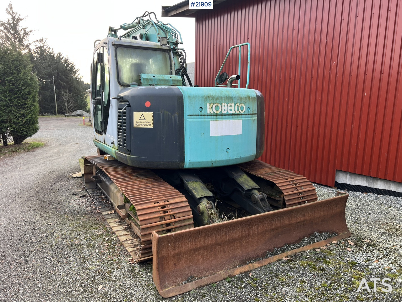 Kobelco sk135SRLC m/ pusseskuffe og graveskuffe - Excavadora de cadenas: foto 5 Kobelco sk135SRLC m/ pusseskuffe og graveskuffe - Excavadora de cadenas: foto 5