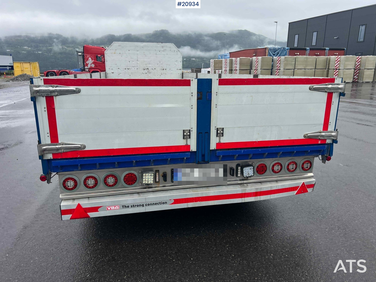 Remolque plataforma/ Caja abierta Konar 3 akslet plankjerre: foto 7
