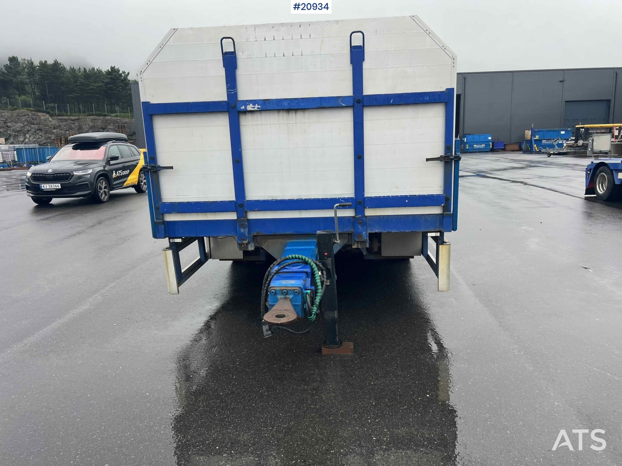 Remolque plataforma/ Caja abierta Konar 3 akslet plankjerre: foto 15