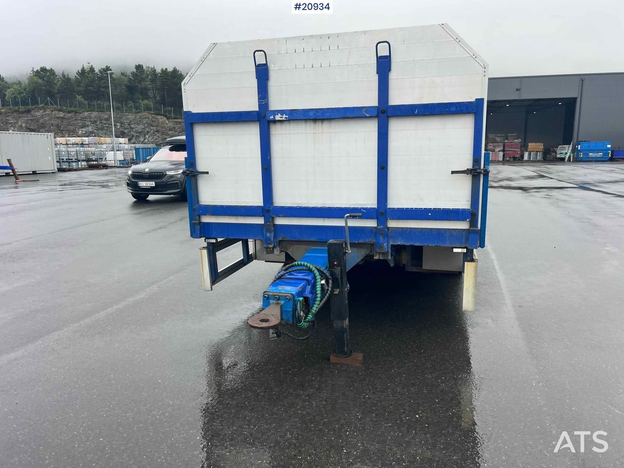 Remolque plataforma/ Caja abierta Konar 3 akslet plankjerre: foto 14