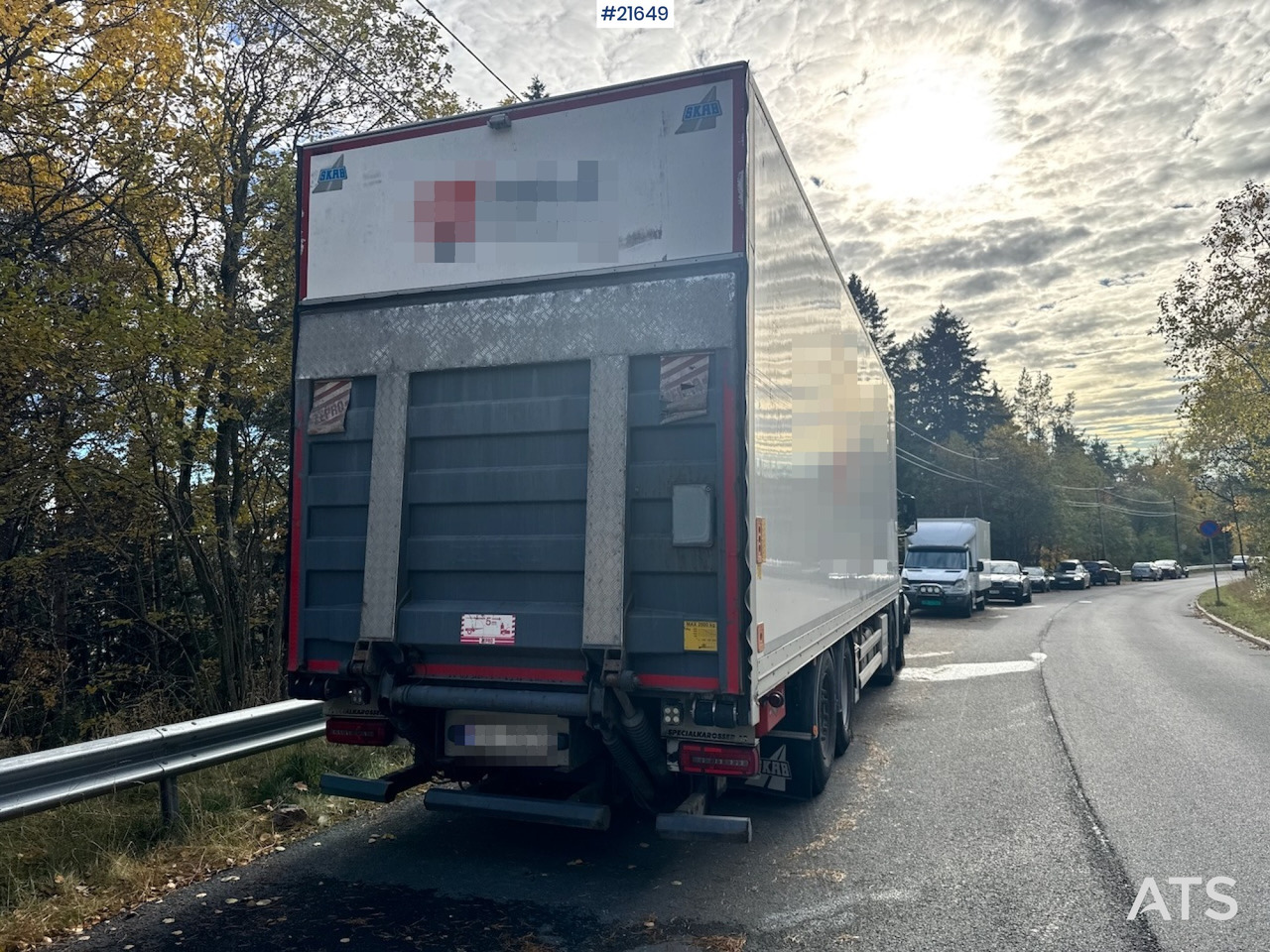 Camión caja cerrada MAN MAN TGS 35.480 8x2 Skapbil m/ Full sideåpning.: foto 7