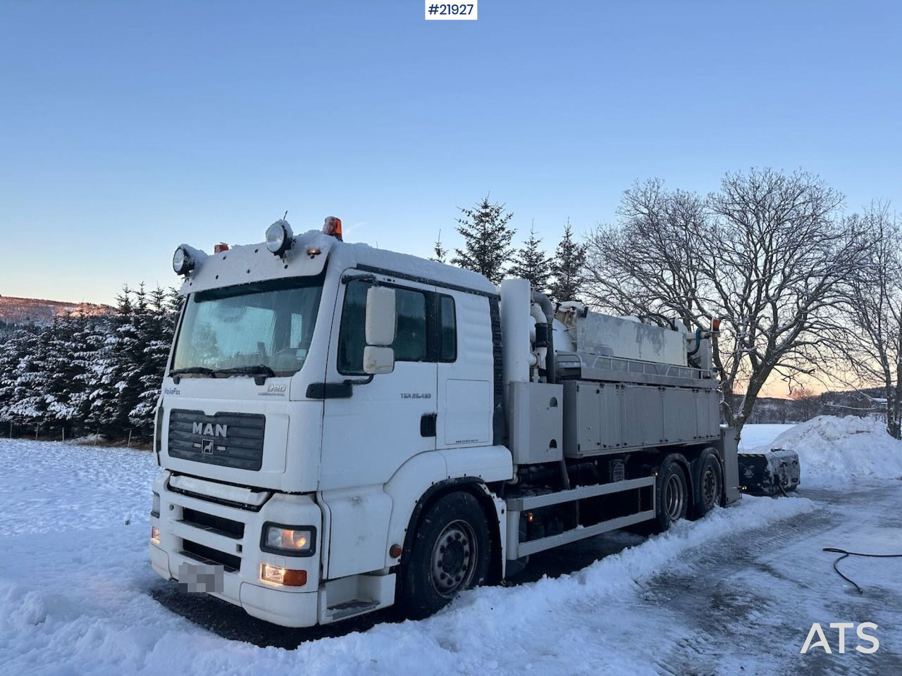 MAN TGA 26.430 6x2 sug-/spylebil m/ Maskoflex påbygg. SE VIDEO. - Limpieza de alcantarillado: foto 2 MAN TGA 26.430 6x2 sug-/spylebil m/ Maskoflex påbygg. SE VIDEO. - Limpieza de alcantarillado: foto 2