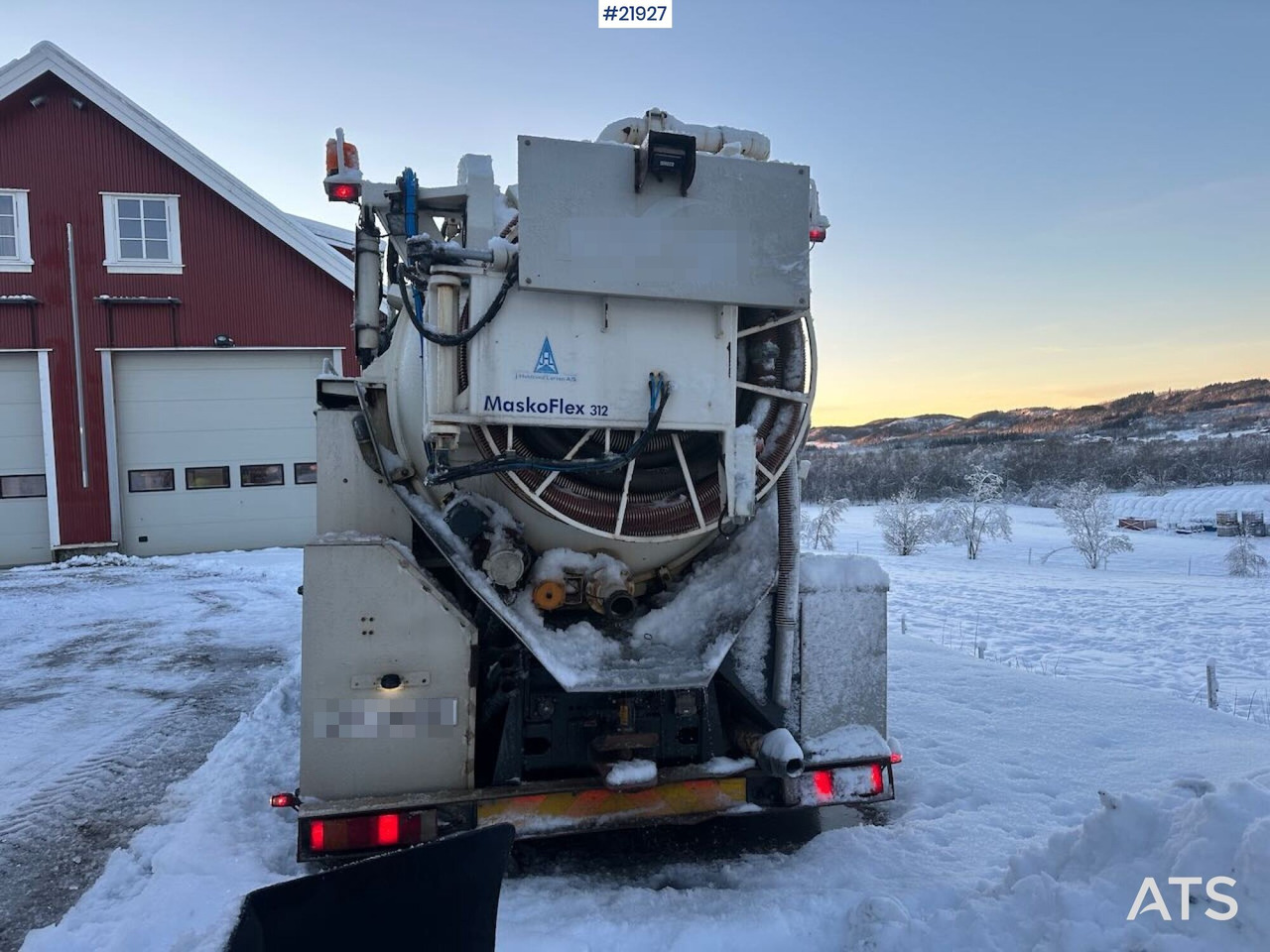 MAN TGA 26.430 6x2 sug-/spylebil m/ Maskoflex påbygg. SE VIDEO. - Limpieza de alcantarillado: foto 5 MAN TGA 26.430 6x2 sug-/spylebil m/ Maskoflex påbygg. SE VIDEO. - Limpieza de alcantarillado: foto 5