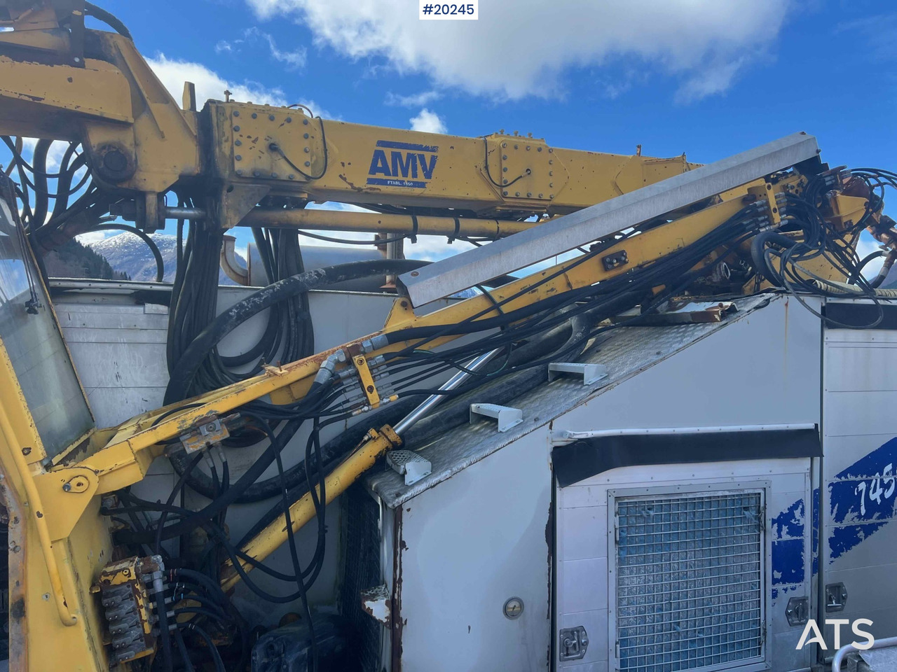 Bomba de hormigón Mercedes Actros 2641 6x4 M/ 2008 AMV 7450 Betong sprøyterigg påbygg: foto 25