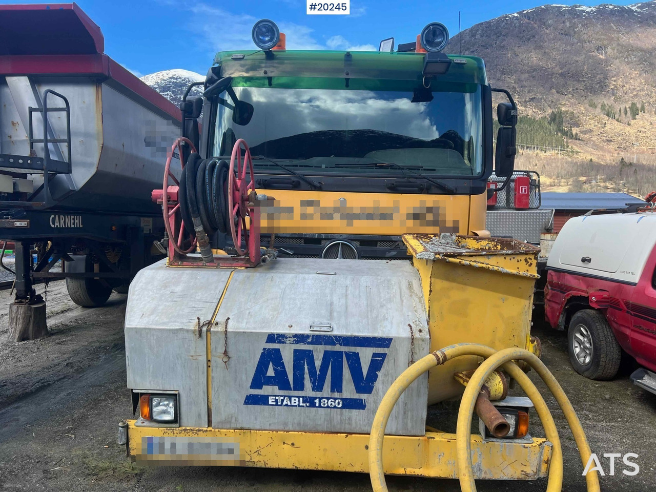 Mercedes Actros 2641 6x4 M/ 2008 AMV 7450 Betong sprøyterigg påbygg - Bomba de hormigón: foto 2 Mercedes Actros 2641 6x4 M/ 2008 AMV 7450 Betong sprøyterigg påbygg - Bomba de hormigón: foto 2