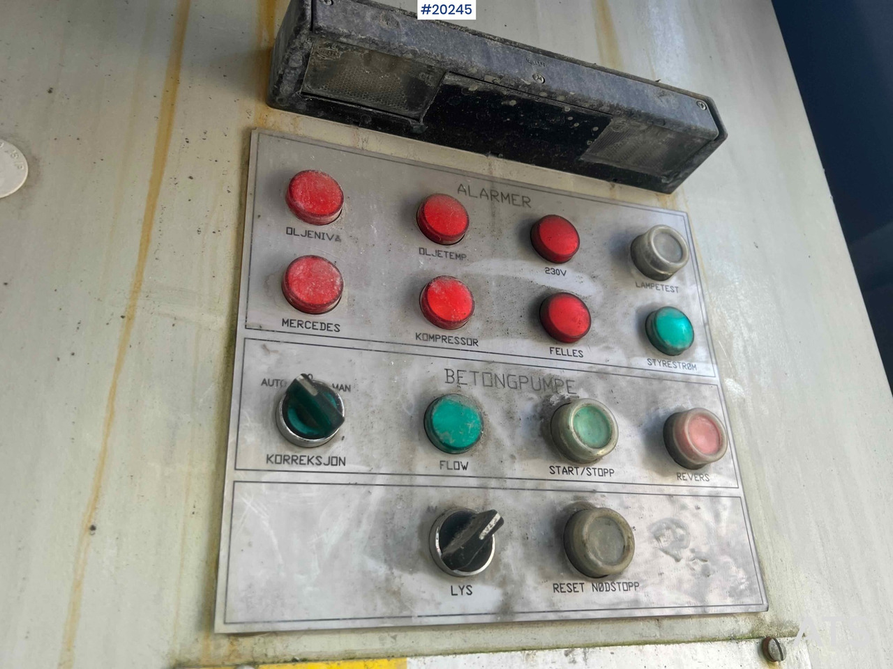 Bomba de hormigón Mercedes Actros 2641 6x4 M/ 2008 AMV 7450 Betong sprøyterigg påbygg: foto 17