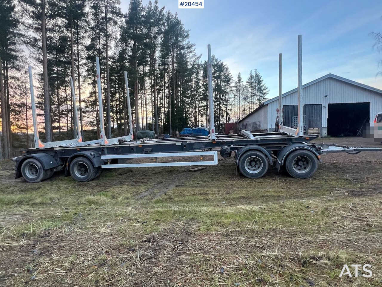 Mjølby Mjøby Tømmerhenger - Remolque maderero: foto 2 Mjølby Mjøby Tømmerhenger - Remolque maderero: foto 2