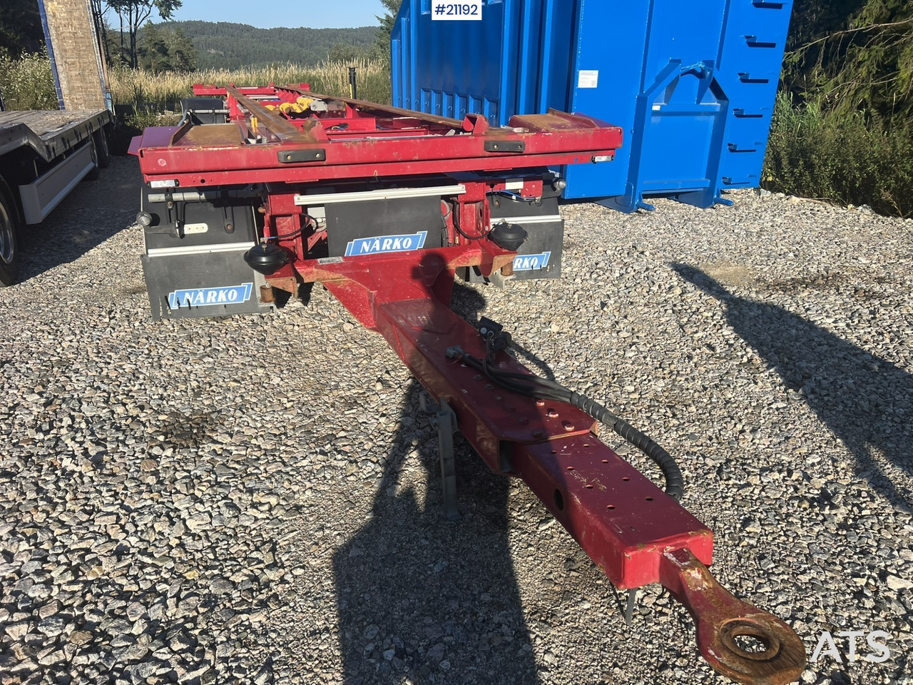 Narko 4 akslet container henger - Remolque chasis: foto 4 Narko 4 akslet container henger - Remolque chasis: foto 4