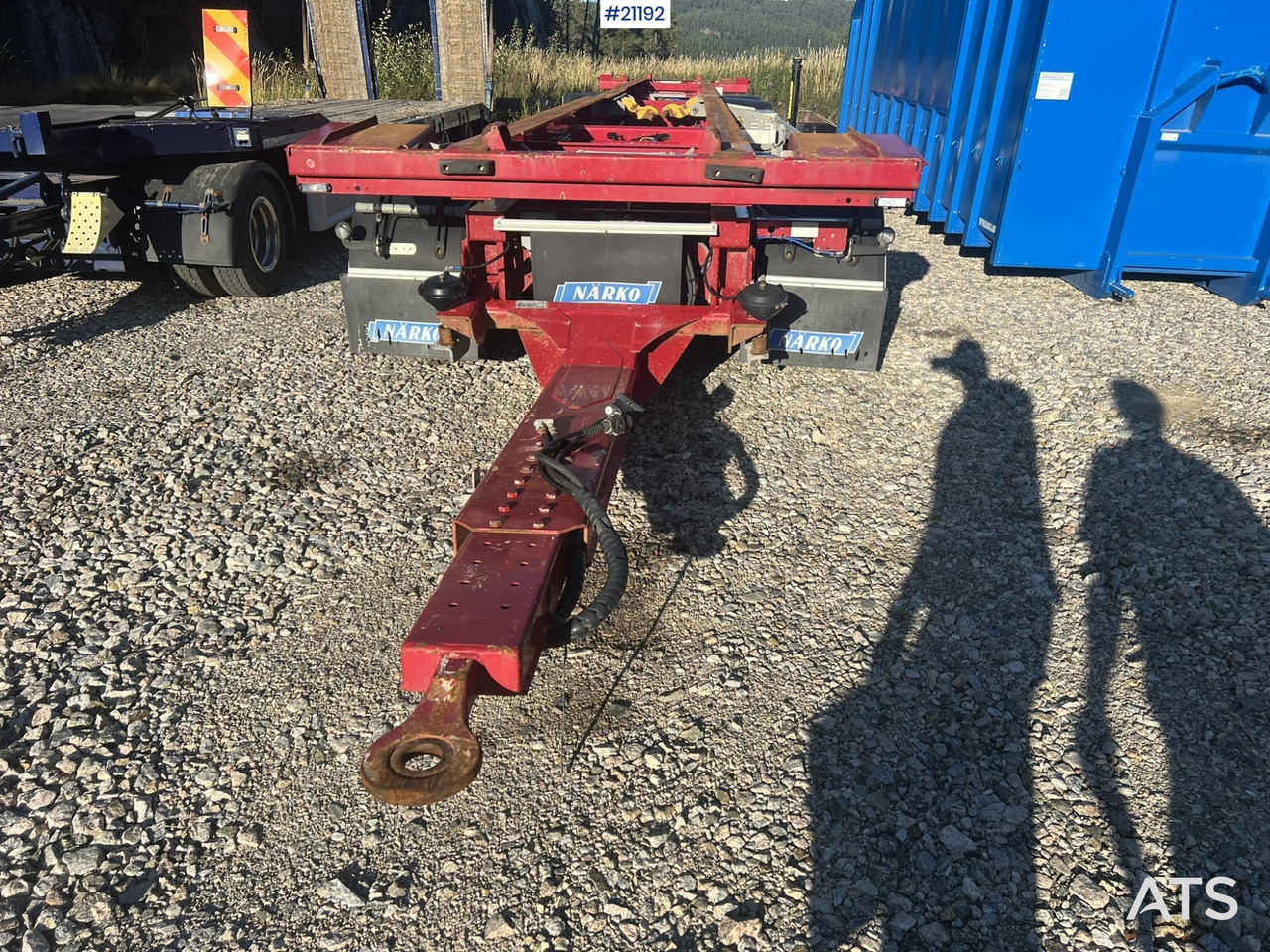 Narko 4 akslet container henger - Remolque chasis: foto 3 Narko 4 akslet container henger - Remolque chasis: foto 3