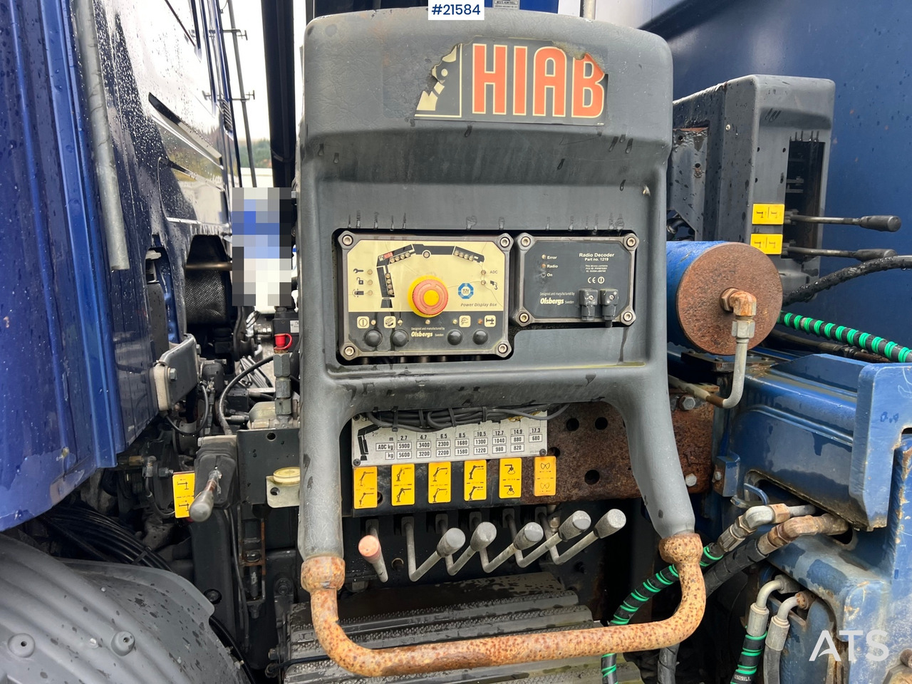 Camión grúa Scania P380 6x2 kranbil m/tipp, m/14t/ og m/Hiab kran: foto 17 Camión grúa Scania P380 6x2 kranbil m/tipp, m/14t/ og m/Hiab kran: foto 17