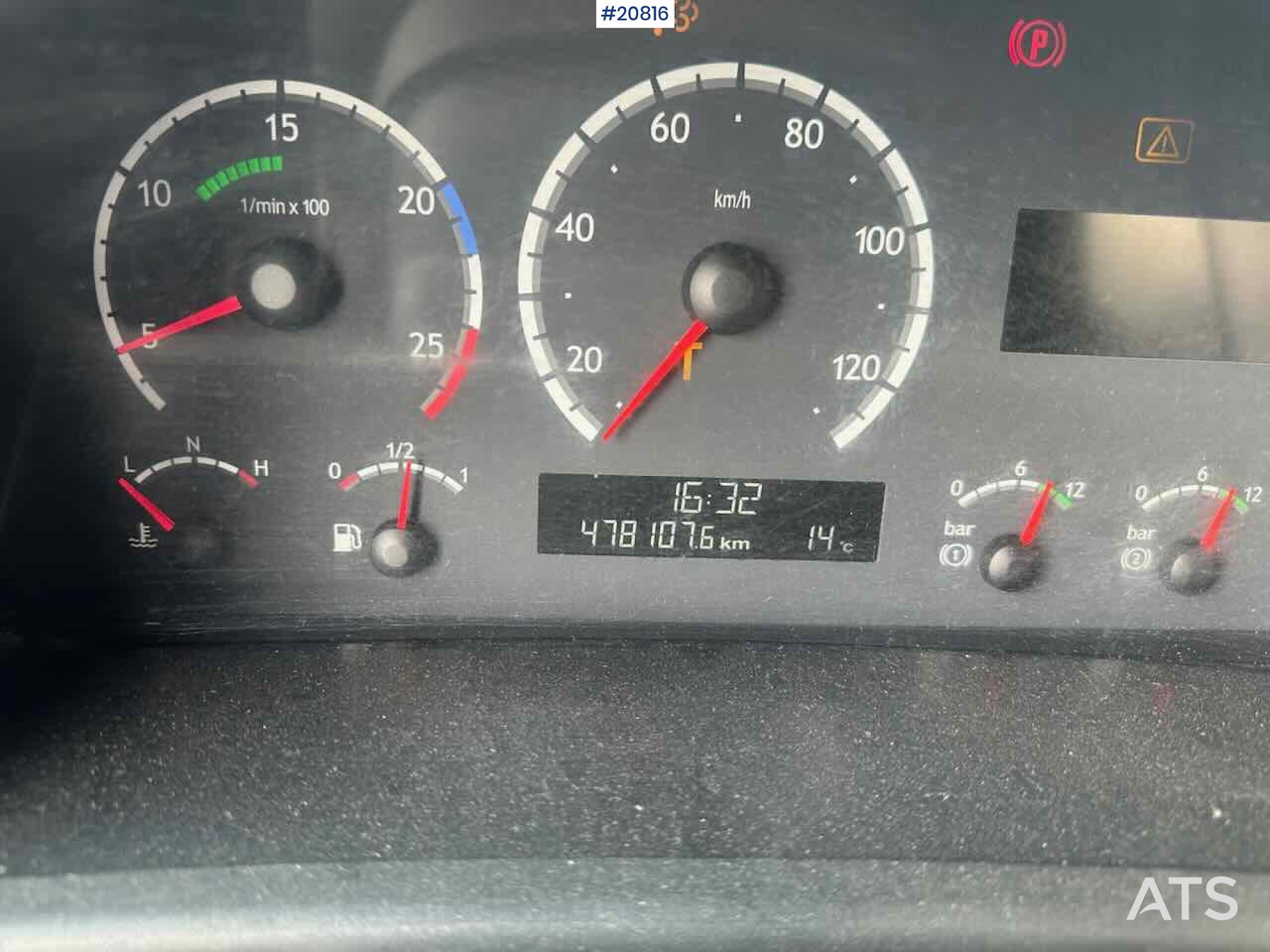 Camión caja cerrada Scania R480 3 akslet conatinerbil m/ lift: foto 17 Camión caja cerrada Scania R480 3 akslet conatinerbil m/ lift: foto 17