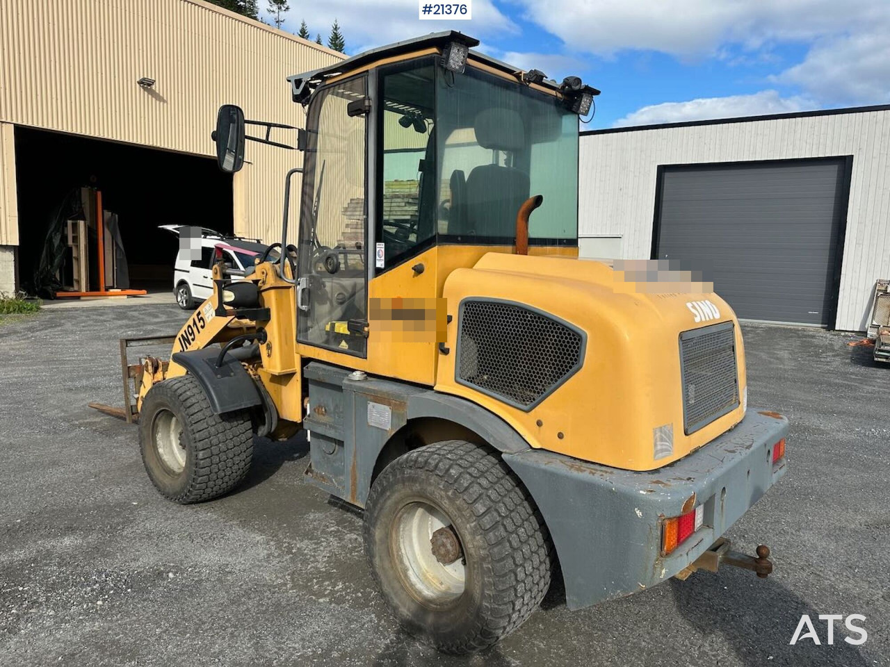 Cargadora de ruedas Sino JN 915 hjullaster m/ skuffe og pallegafler. Sertifisert!: foto 8 Cargadora de ruedas Sino JN 915 hjullaster m/ skuffe og pallegafler. Sertifisert!: foto 8