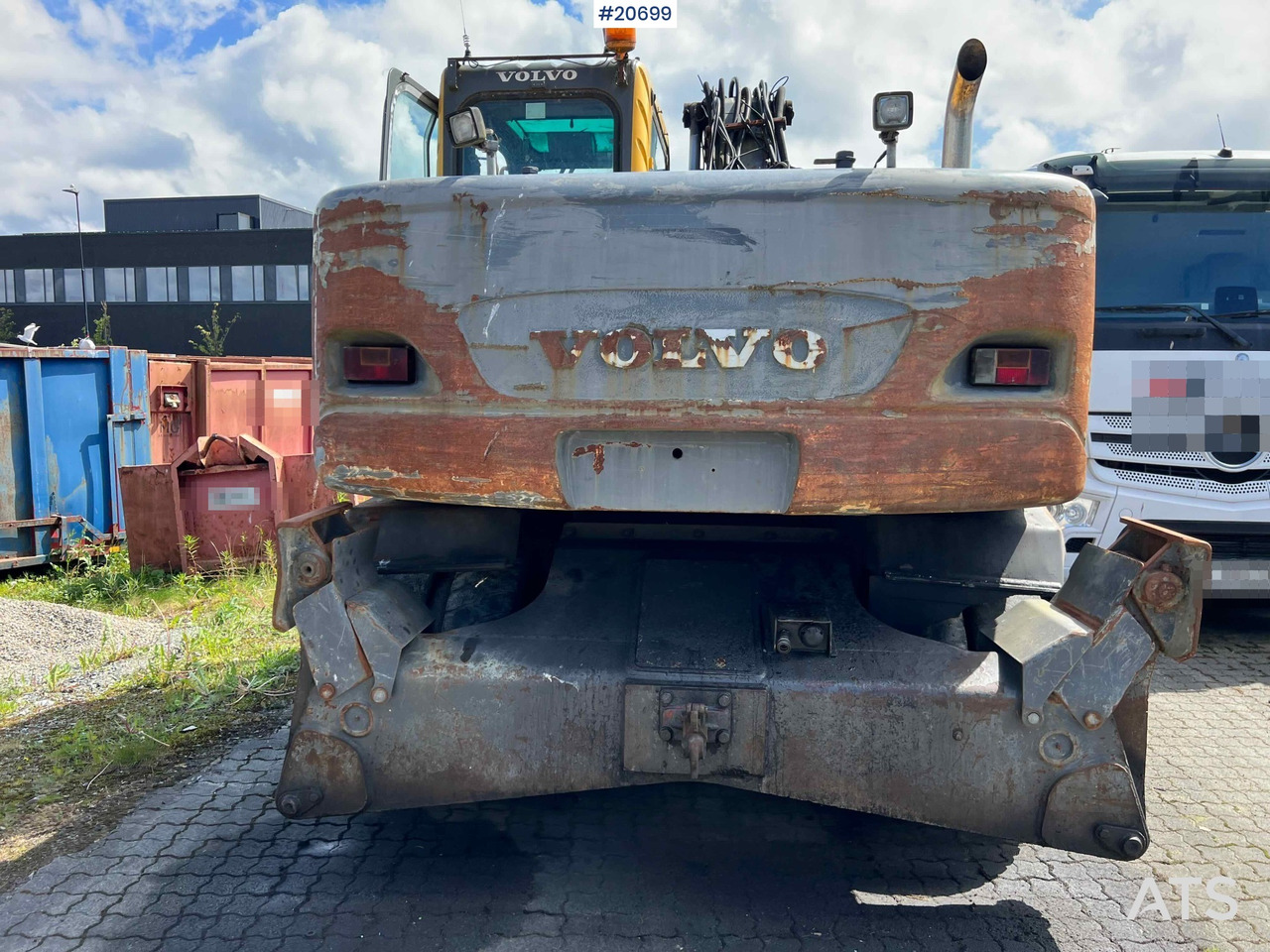 Volvo EW160B hjulmaskin m/ støtte bein og skjær - Cargadora de ruedas: foto 5 Volvo EW160B hjulmaskin m/ støtte bein og skjær - Cargadora de ruedas: foto 5