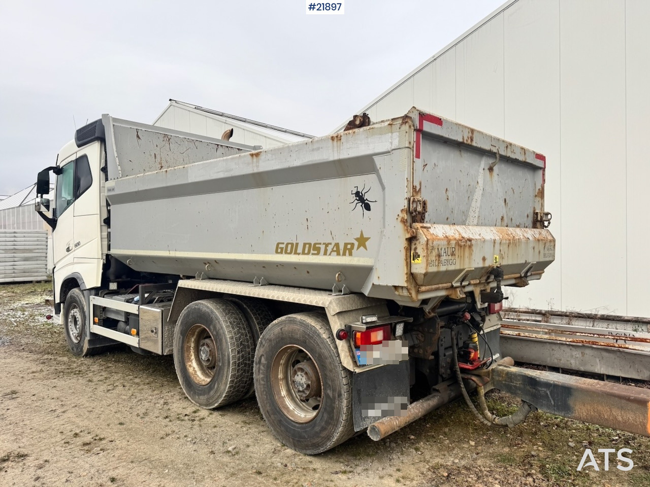 Volvo FH16 600 6x4 Tippbil. 280 000 km! SE VIDEO - Camión volquete: foto 4 Volvo FH16 600 6x4 Tippbil. 280 000 km! SE VIDEO - Camión volquete: foto 4