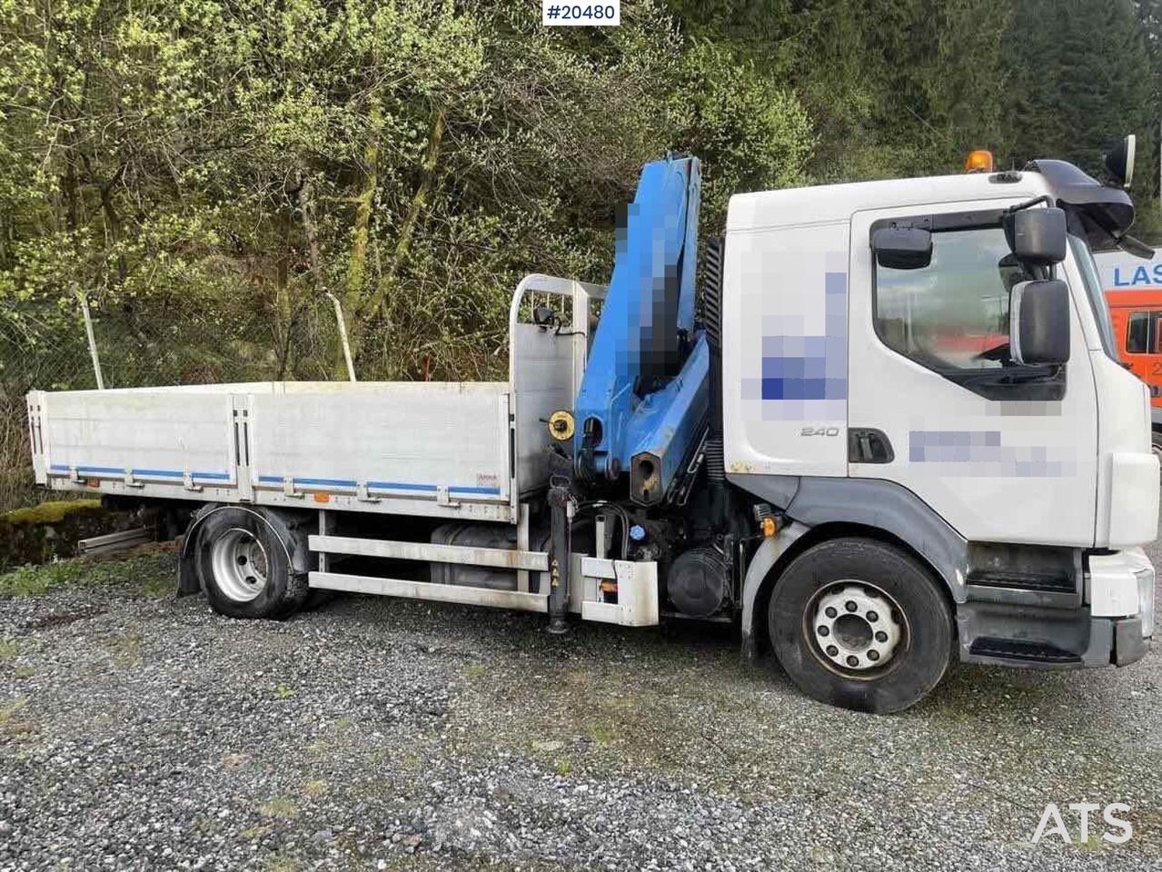 Volvo FL240 - Camión grúa, Camión caja abierta: foto 5 Volvo FL240 - Camión grúa, Camión caja abierta: foto 5