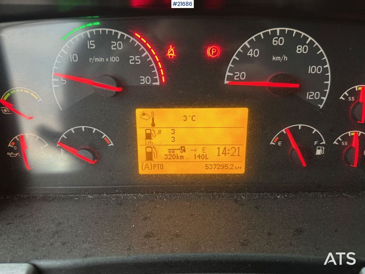 Camión grúa Volvo FM12 Globetrotter 6x4 kranbil m/ bak montert 18 t/m kran og vinsj. SE VIDEO: foto 44 Camión grúa Volvo FM12 Globetrotter 6x4 kranbil m/ bak montert 18 t/m kran og vinsj. SE VIDEO: foto 44