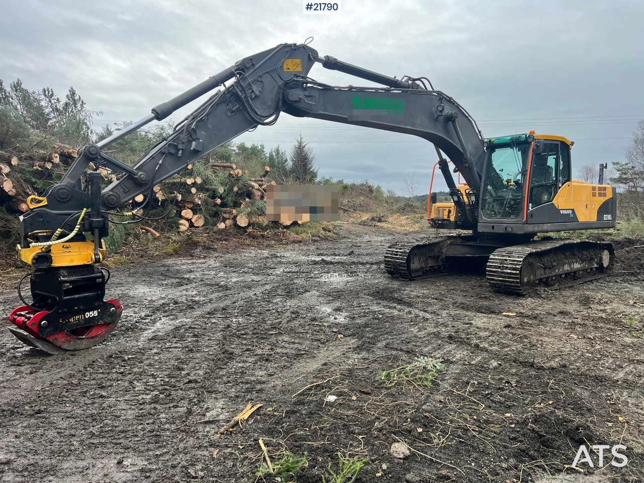 Volvo ec210cl gravemaskin m/ rototilt, pusseskuffe og tannskuffe - Excavadora: foto 1 Volvo ec210cl gravemaskin m/ rototilt, pusseskuffe og tannskuffe - Excavadora: foto 1