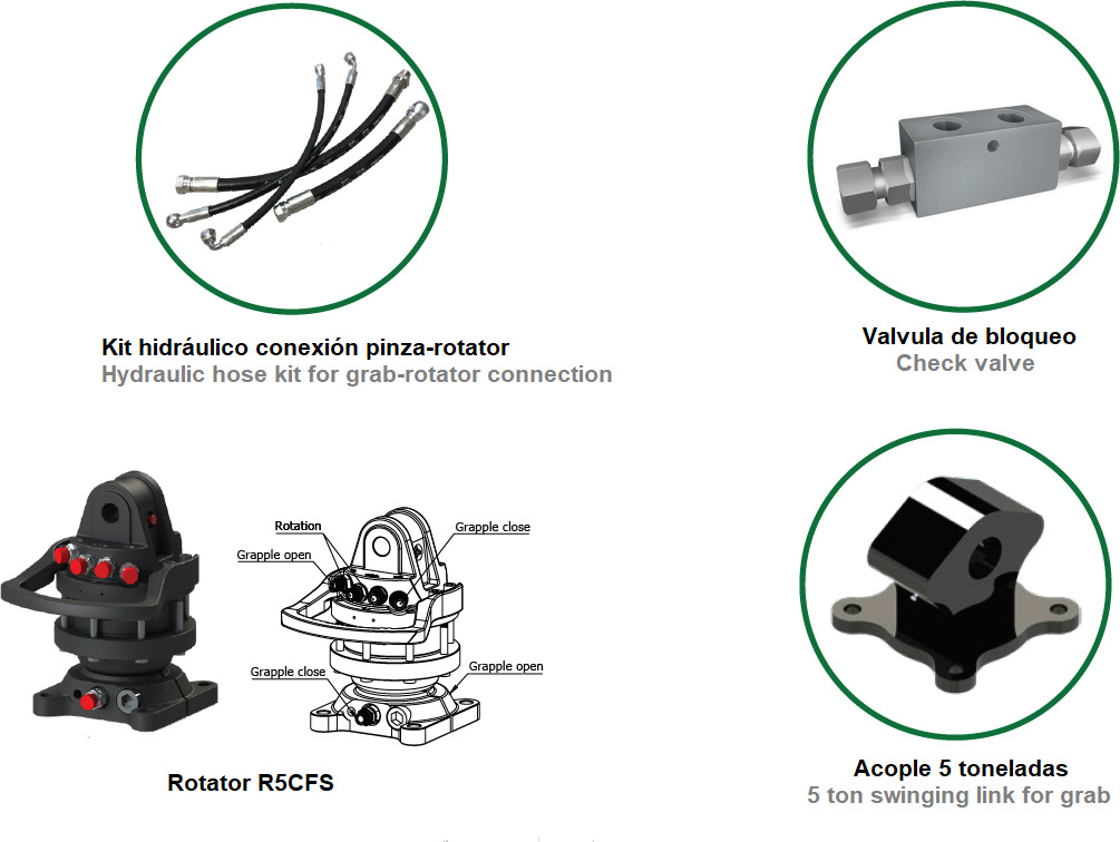 Agricultural grab PAF-10 - Pinza de manipulación para Grúa para camión: foto 4 Agricultural grab PAF-10 - Pinza de manipulación para Grúa para camión: foto 4
