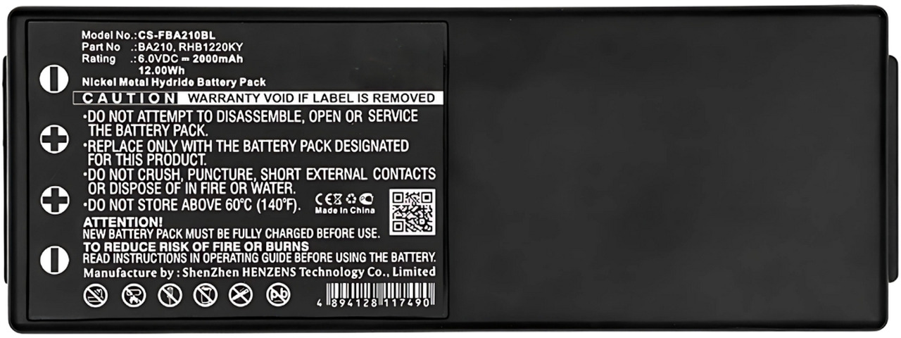 Compatible battery HBC BA210, RHB1220KY - Acumulador para Grúa para camión: foto 3 Compatible battery HBC BA210, RHB1220KY - Acumulador para Grúa para camión: foto 3