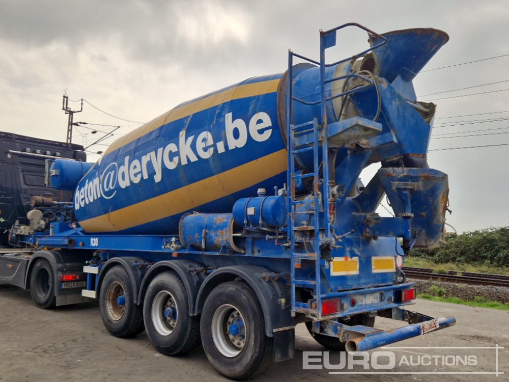 2001 Kumlin SF37.5 3 Axle Concrete Mixer Trailer (German Reg. Docs. Available) - Semirremolque hormigonera: foto 3 2001 Kumlin SF37.5 3 Axle Concrete Mixer Trailer (German Reg. Docs. Available) - Semirremolque hormigonera: foto 3