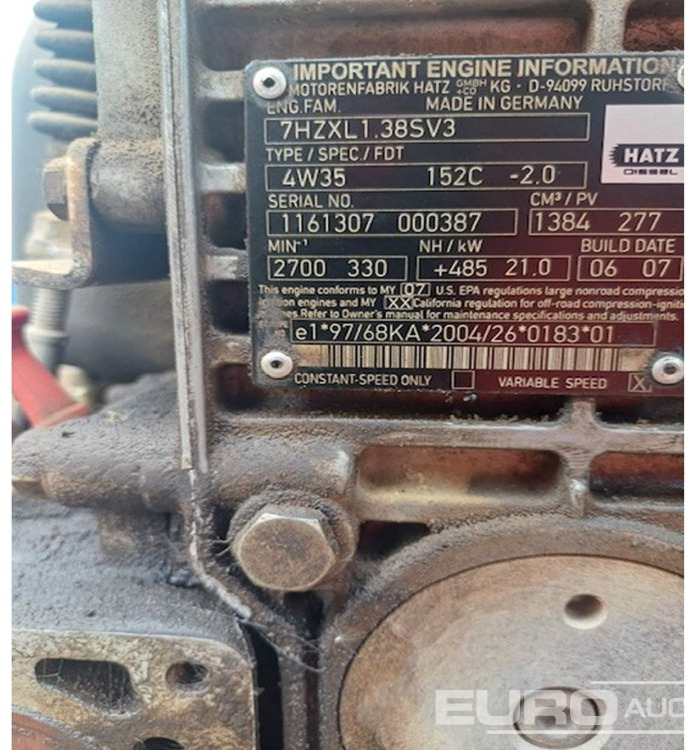 2007 Hamm HD10 VV - Rodillo: foto 5 2007 Hamm HD10 VV - Rodillo: foto 5