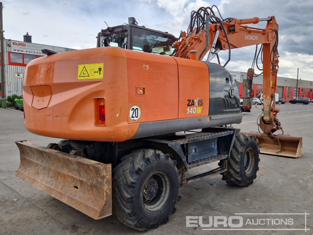 2010 Hitachi ZX140W-3 - Excavadora de ruedas: foto 5 2010 Hitachi ZX140W-3 - Excavadora de ruedas: foto 5