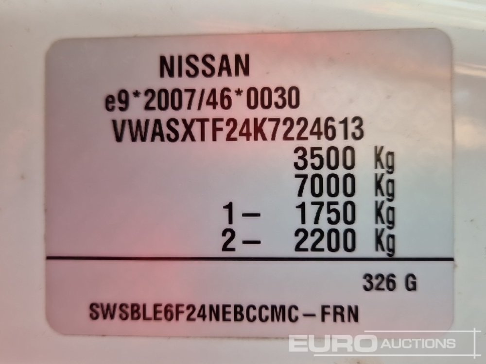 Furgoneta basculante 2019 Nissan NT400: foto 30